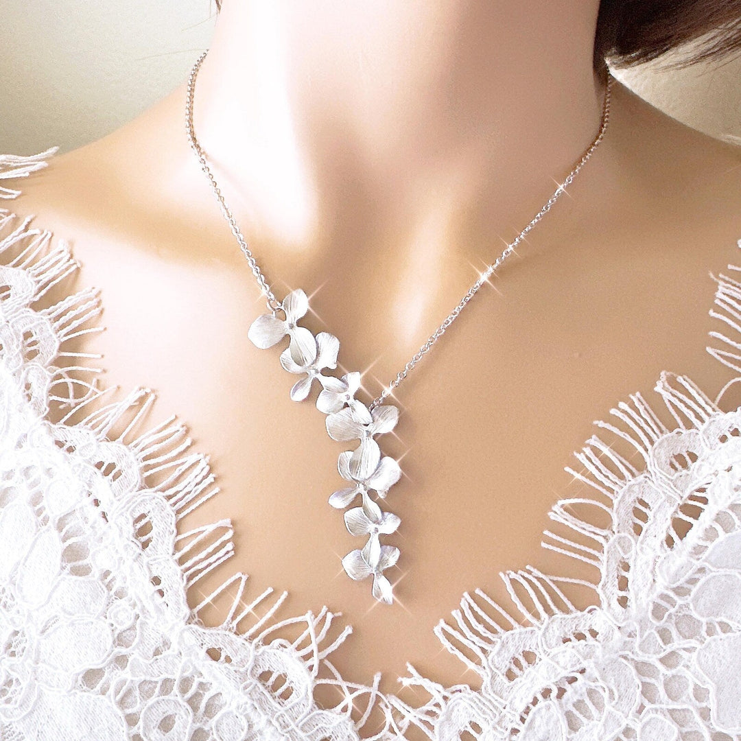 Teddy - Colier Vintage cu Floare Argintie